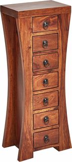 Mahar-commode 7 Tiroirs Marron