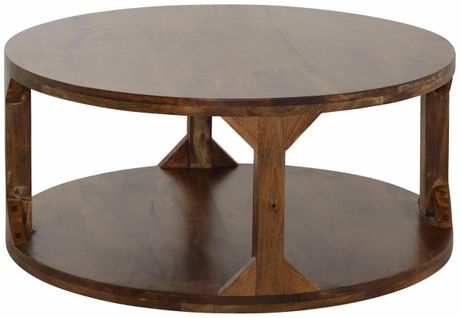Sharada-table Basse 60 Cm Marron