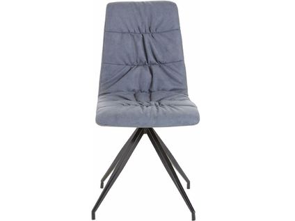 Grace-chaise 2 Pack En Pu Bleu
