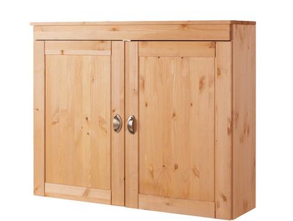 Armoire De Cuisine Murale En Pin Avec Deux Portes