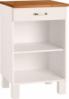 Alby-armoire 60 Cm 1 Tiroir Blanc/miel