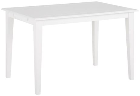 Fullerton-table De Salle à Manger 120 Cm En Pin Blanc