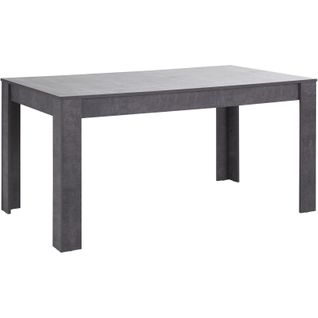 Lynn - Table à Manger En Effet Ardoise 8 Personnes L160