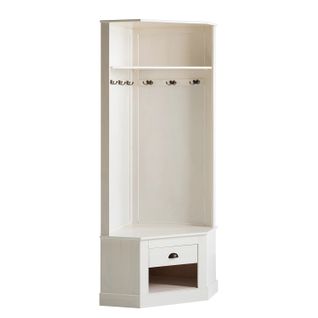 Toby-armoire D'angle Compacte En Pin Blanc