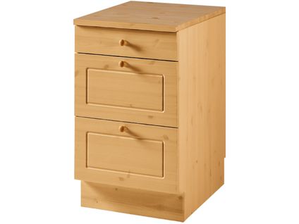 Anita-armoire Avec 2+ 1 Tiroir En Pin Marron