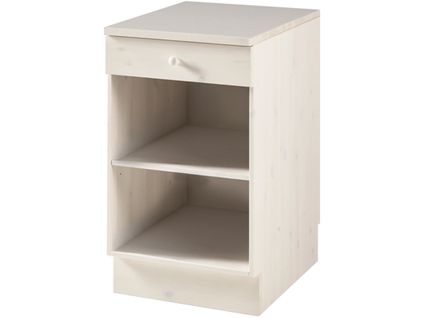 Anita-armoire Avec 1 Tiroir En Pin Blanc