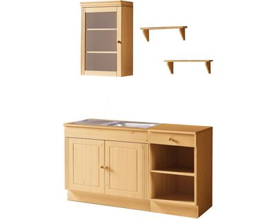 Anita-bloc De Cuisine S Teinté/ciré