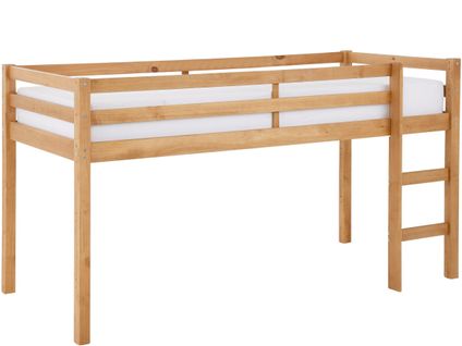 Alpi - Lit Cabane Surélevé En Pin 90x200