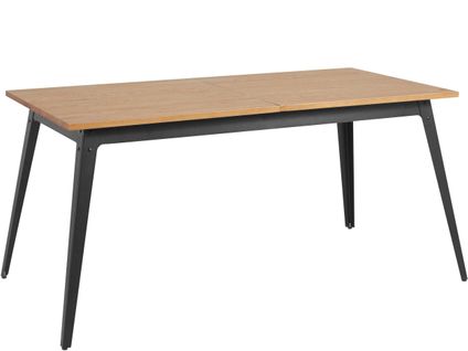 Malu-table De Salle à Manger Extensible 160/200/240 Nature / Noir