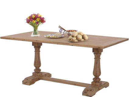 Juliane-table De Salle à Manger 220 Cm En Bois D'acacia Naturel