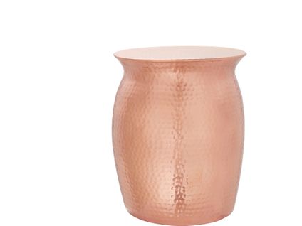 Gloria-table Basse 40 Cm En Aluminium Couleur Cuivre