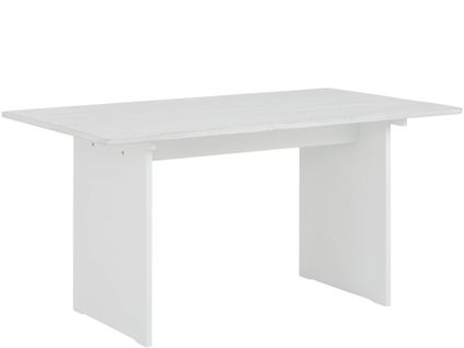 Morgan-table De Salle à Manger 140 Cm 6 Couverts En Pin Blanc