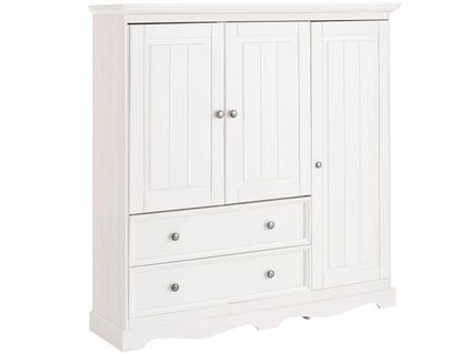 Melissa - Armoire 3 Portes 2 Tiroirs