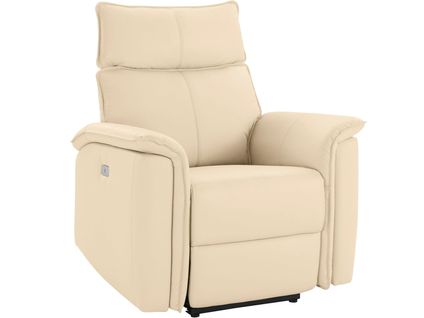 Zola-fauteuil Relax Crème Pu