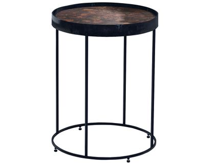 The Rocks-table D'appoint 36 Cm Motif Liège
