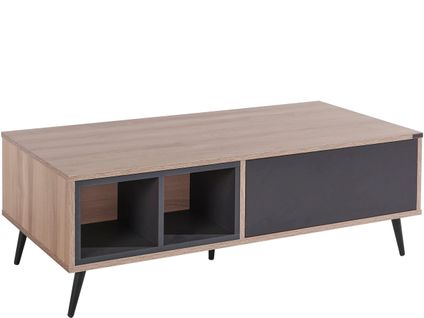 Layland-table Basse En Mdf Marron