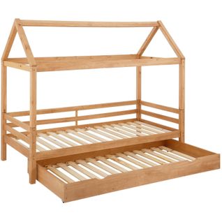 Alpi2 - Lit Avec Baldaquin En Pin 90x200