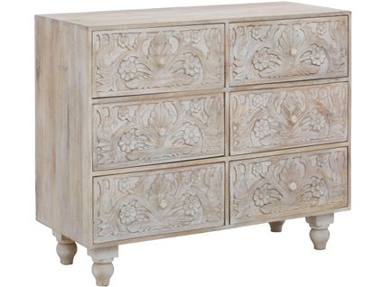 Malati-commode 6 Tiroirs L.brown