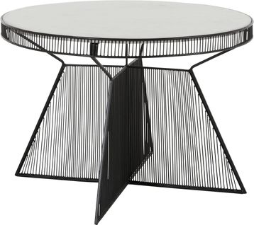 Elmo-table Basse 77 Cm En Noir / Marbre