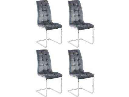Lola-chaise 4 Packs Gris