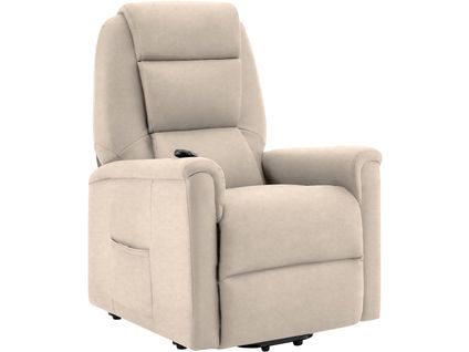Holger-fauteuil Inclinable à Réglage Électrique En Tissu Crème