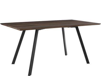 Tristan-table De Salle à Manger 200 Cm En Plankoptik Noir