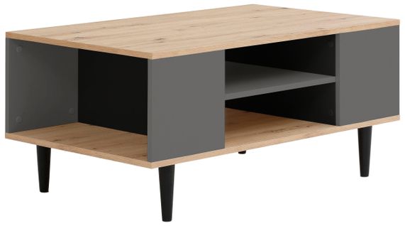 Legro-table Basse Aspect Chêne Gris