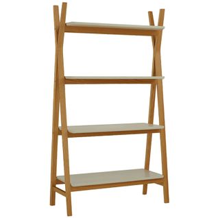 Anton-bibliothèque En Chêne Gris