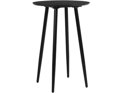 Monza-table De Bar 60 Cm Aspect Bois Noir