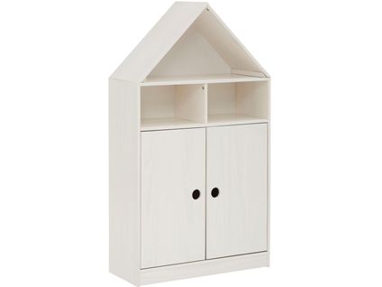 Alpi - Armoire Avec 2 Portes Et Toit Blanc