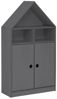 Alpi - Armoire Avec 2 Portes Et Toit Gris