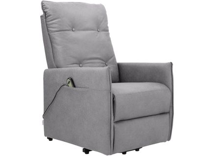 Marko-fauteuil Inclinable Électrique Avec Fonction Relevage, Gris Clair