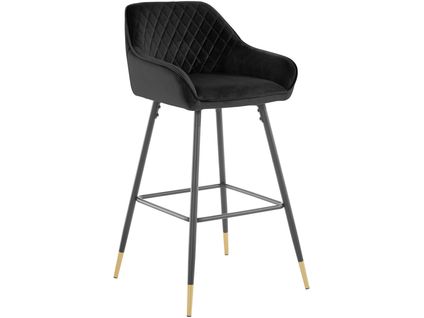 Bianca-barchair Velvet 1pk Noir