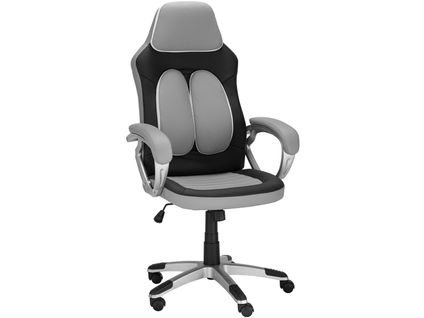 Niro-fauteuil De Gamer En Pu Noir Et Gris