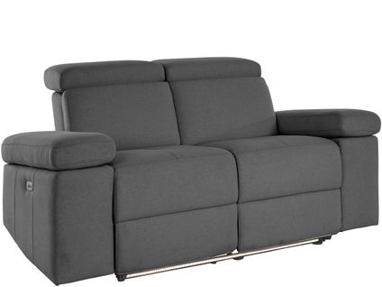 Rayland-canapé 2 Places Électrique Anthracite/tissu Sunday