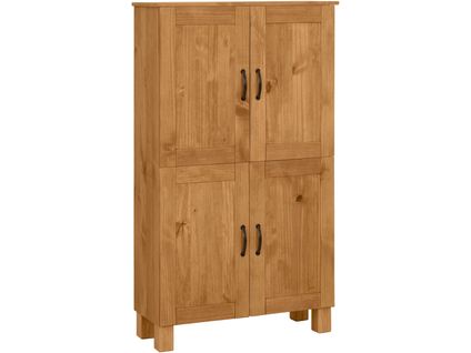 Alby-meuble Midi à Quatre Portes En Bois De Pin