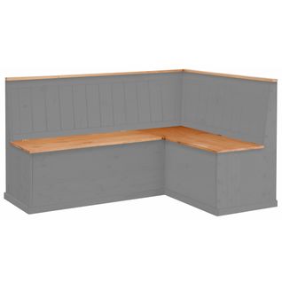 Sara-banc D'angle En Pin Gris