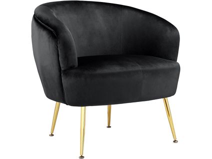Paloma-fauteuils En Velours Noir