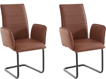 Mitzi-fauteuil 2 Pack En Marron