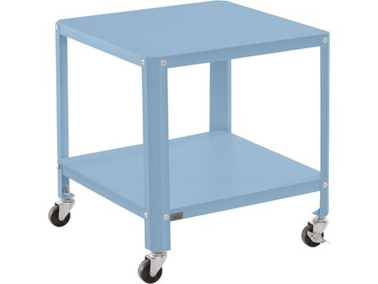 Safari-table Basse Avec 1 Étagère En Métal Petrol
