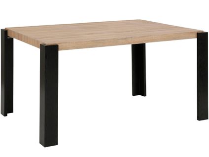 Otago-table à Manger 120 Cm Chêne Noir