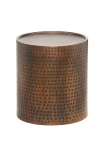 Jafar-table D'appoint En Métal Effet Cuivre Antique