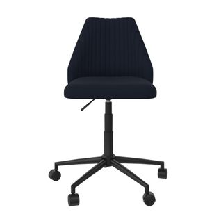 Brittany-chaise De Bureau En Tissu Bleu