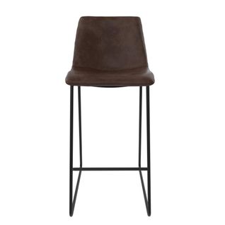 Bowden-tabouret De Bar En Simili Marron