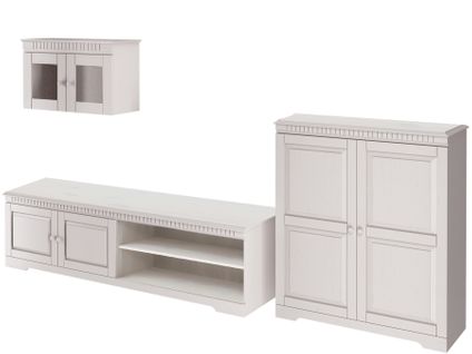 Cubrix-unité Murale 3 Parties Blanche