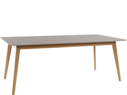 Vista-table De Salle à Manger 200 Cm En Chêne Gris