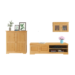 Cubrix-meuble Mural 3 Parties Teinté/ciré