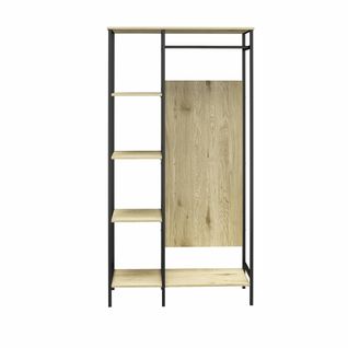 Modine-armoire à 5 Étagères En Panneaux De Particules Nature