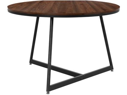 Luka-table De Salle à Manger 120 Cm Noyer Noir