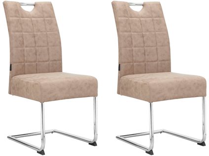 Osaka-chaise De Salle à Manger 2 Pack Beige